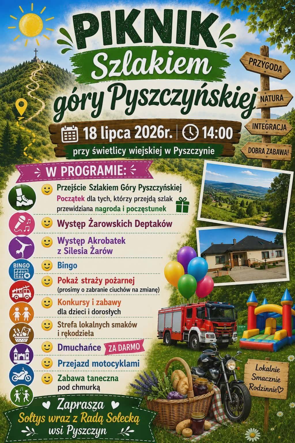 Piknik Szlakiem Góry Pyszczyńskiej