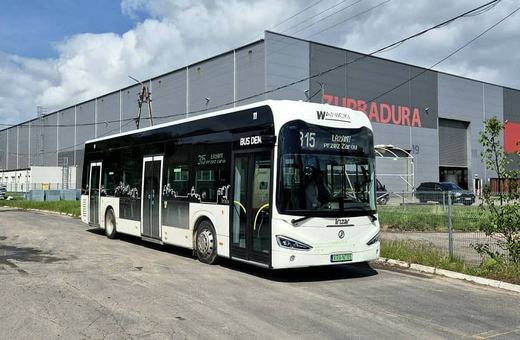 Test autobusu elektrycznego
