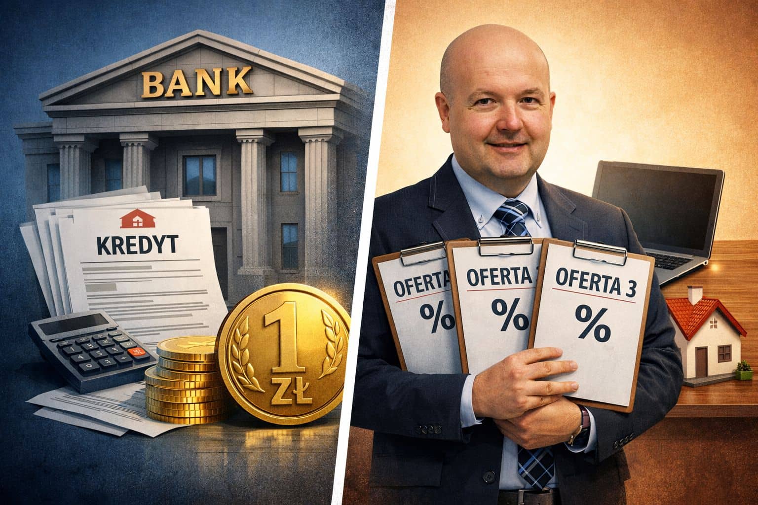 Bank vs doradca kredytowy. Kto naprawdę gra w Twojej drużynie?