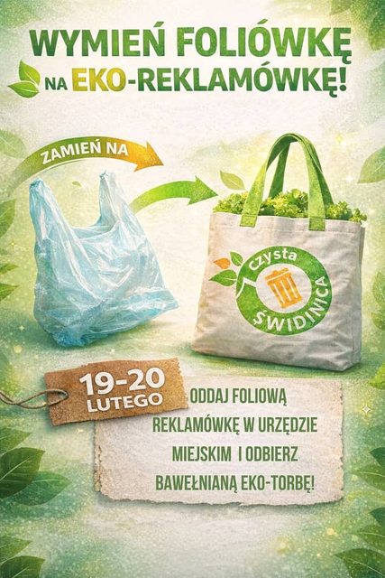 Wymień foliówkę na eko–reklamówkę