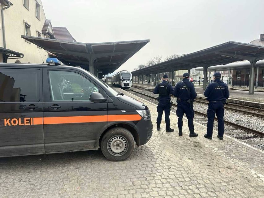 Działali na obszarach kolejowych