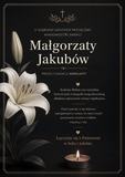 Zmarła Małgorzata Jakubów