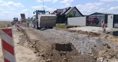 Trwa przebudowa drogi dojazdowej