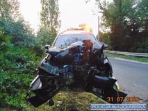 Tragiczny wypadek, siedem osób w aucie, w tym jedna w bagażniku