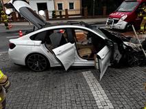 Spaliło się sportowe BMW