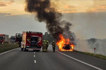 Znowu spłonął samochód