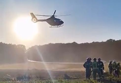 Bardzo poważny wypadek, lądował śmigłowiec LPR