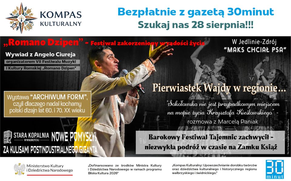 Odkryj bogactwo kultury regionu – nowy numer „Kompasu Kulturalnego” już 28 sierpnia!