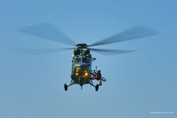 Nasi strażacy po szkoleniu dla ratowników śmigłowcowych
