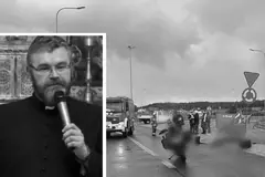 Tragiczny wypadek na motocyklu. Zginął wałbrzyski ksiądz i egzorcysta!