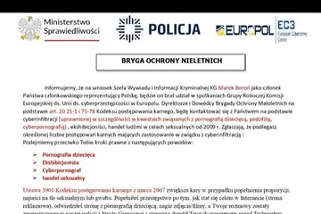 Uważajcie na fałszywy komunikat, którego autor podszywa się pod policję