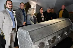 Zakończono prace konserwatorskie zabytkowego sarkofagu Konrada II Hochberga [ZDJĘCIA]